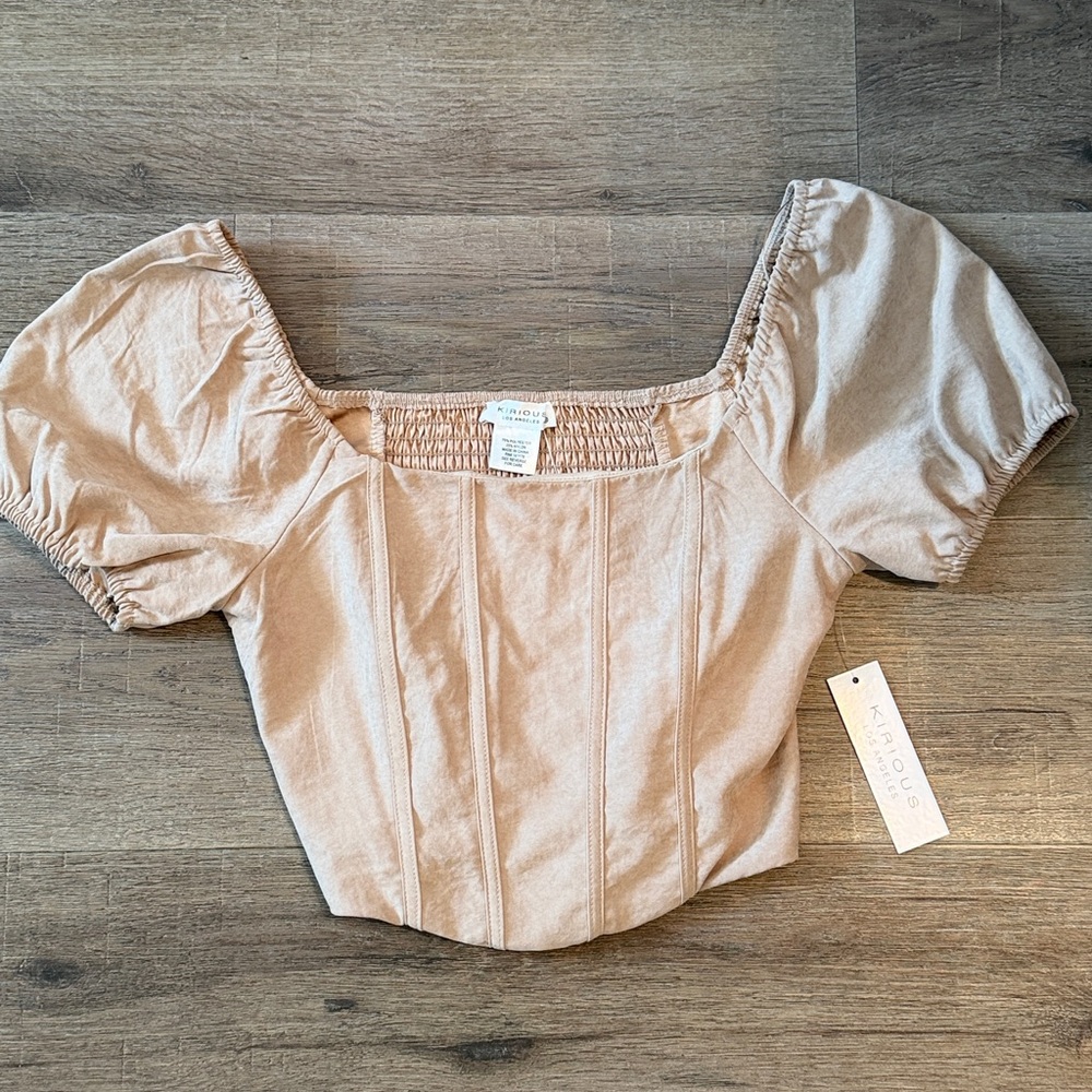 NWT Kirious Los Angeles Corset Top